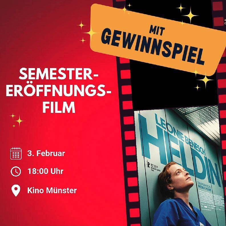 Öffnet die Seite 'Semestereröffnung und Gewinnspiel'